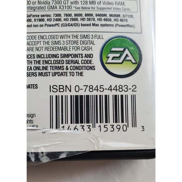 The Sims 3 PC Computer Game 2009 DVD-ROM - Case Only No Disc! - Picture 3 of 5